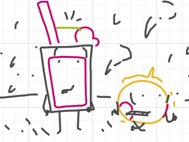 A panel from I've Been Everywhere, Man, episode nine of the Board Boards object show by Furretwalk/WalkingFurret.